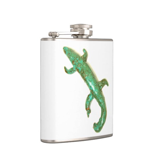 Blauzungenflasche Flachmann (Rechts)