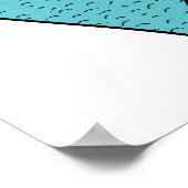 Blauzungenherzen Poster (Ecke)