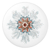 Blauzungenknopf Keramikknauf (Vorderseite)