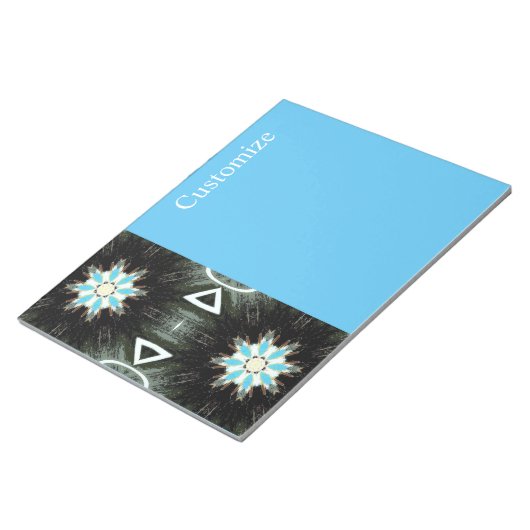 Blauzungenkrake Notizblock (angewinkelt)