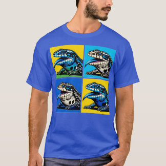 Blauzungenkrankheit Skink Art Cool Lizard T-Shirt
