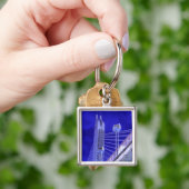 Blauzungenkugel Schlüsselanhänger (Hand)