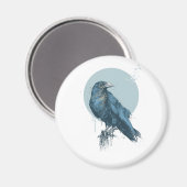 Blauzungenmagnet Magnet (Vorderseite/Rückseite)