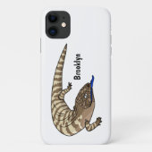 Blauzungenreptilierer Cartoon Case-Mate iPhone Hülle (Rückseite)