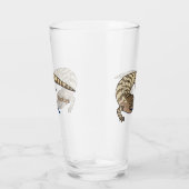 Blauzungenreptilierer Cartoon Glas (Rechts)