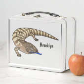 Blauzungenreptilierer Cartoon Metall Brotdose (Beispiel)