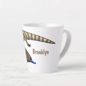 Blauzungenreptilierer Cartoon Milchtasse (Rechte Ecke)