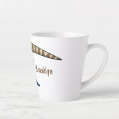 Blauzungenreptilierer Cartoon Milchtasse (Rechts)