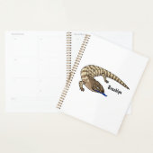 Blauzungenreptilierer Cartoon Planer (Anzeige)