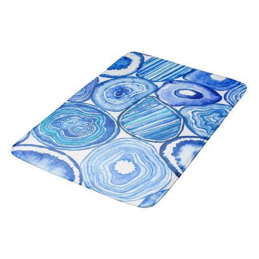 Blauzungenstücke Badematte (Schrägansicht)