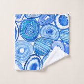 Blauzungenstücke Badhandtuch Set (Waschlappen)