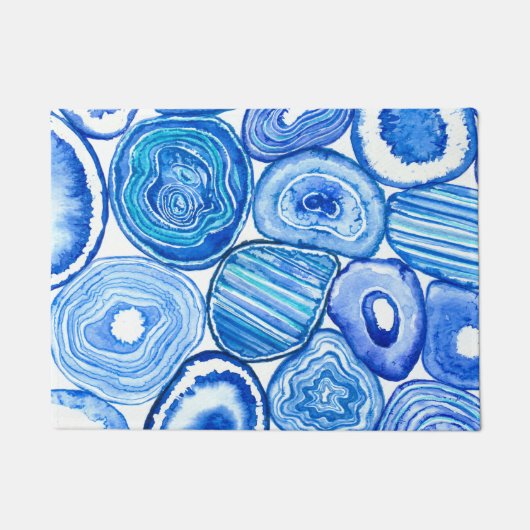 Blauzungenstücke Fußmatte (Vorderseite)
