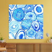 Blauzungenstücke Leinwanddruck (Insitu (Wohnzimmer))