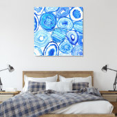 Blauzungenstücke Leinwanddruck (Insitu (Schlafzimmer))