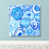 Blauzungenstücke Leinwanddruck (Insitu (Holzboden))