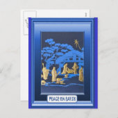 Blauzungenszene Feiertagspostkarte (Vorne/Hinten)