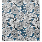 Blauzungenvögel Duschvorhang (Vorderseite)