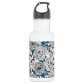 Blauzungenvögel Edelstahlflasche (Vorderseite)