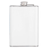 Blauzungenvögel im Winter Flachmann (Rückseite)