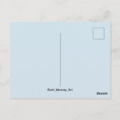 Blauzungenvogel Postkarte (Rückseite)