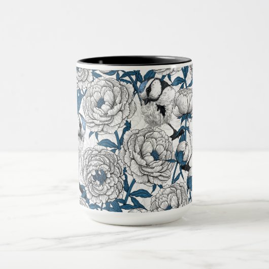 Blauzungenvögel Tasse (Zentrum)