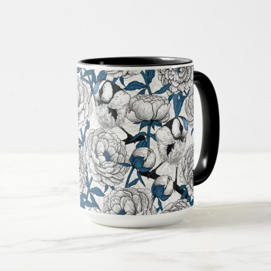 Blauzungenvögel Tasse (VorderseiteRechts)