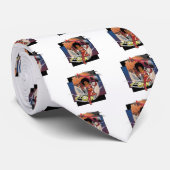 Blaxploitation Afro Spion Krawatte (Gerollt)