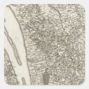 Blaye Quadratischer Aufkleber