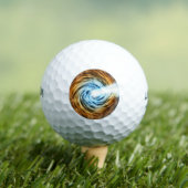 Blazar Black Hole Powered Galaxy Golfball (Insitu T-Shirt)