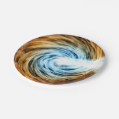 Blazar Black Hole Powered Galaxy Pappteller (Schrägansicht)