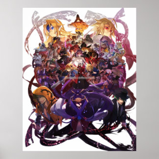Blazblue Alle Zeichen Poster