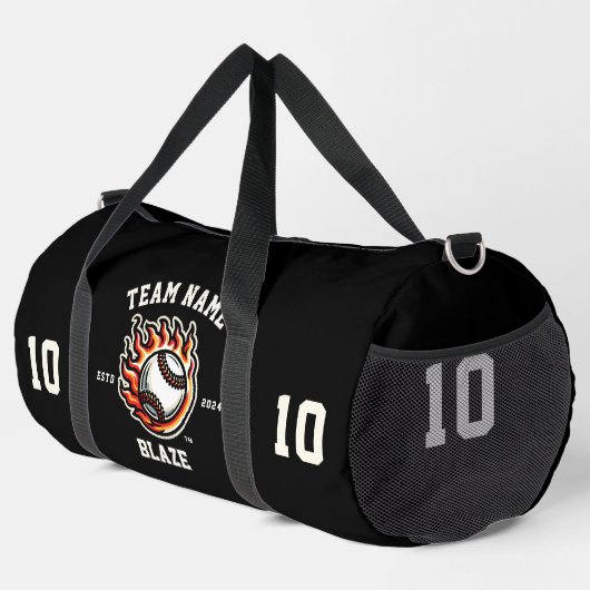 Blaze "Customizable" Baseball Duffle Bag (Rechte Ecke)