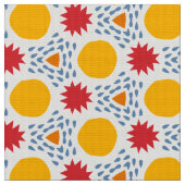 BLAZE - Fun Modernes, farbiges Kid Geometric Stoff (Nahaufnahme)