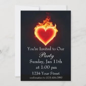 Blaze of Glory: Treten Sie uns für ein episches Fe Einladung (Vorderseite)