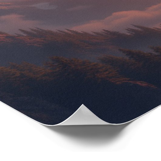 Blaze of the Comet Dragon Poster (Ecke)