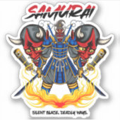 Blaze Samurai Aufkleber (Vorderseite)