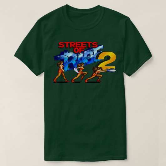 Blaze Streets of Rage 2 Videogames Pixel Art T-Shirt (Design vorne)