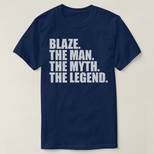 BlazeBlaze Name Blaze Vorname T-Shirt (Design vorne)