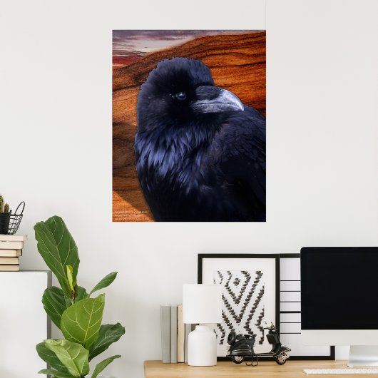 Blazen Raven Poster (Heimbüro)
