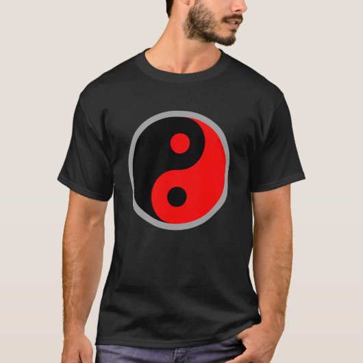 Blazers Yin Yang Red und Black Yin Yang Go Blazer T-Shirt (Vorderseite)