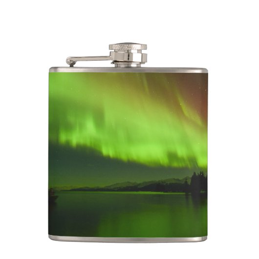 Blazing Aurora Flachmann (Vorderseite)