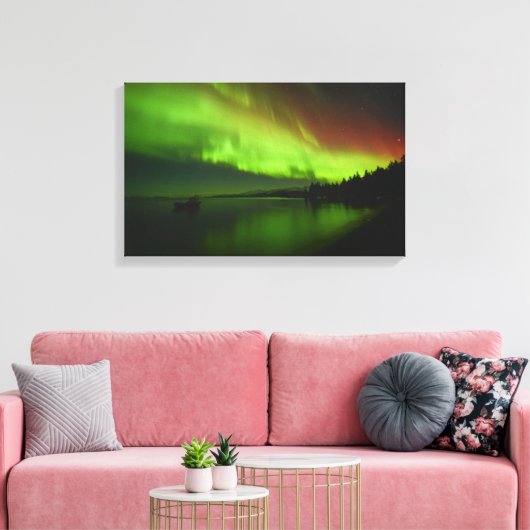 Blazing Aurora Leinwanddruck (Insitu (Wohnzimmer))