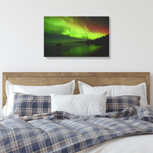 Blazing Aurora Leinwanddruck (Insitu (Schlafzimmer))