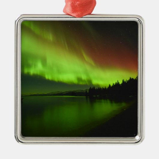 Blazing Aurora Ornament Aus Metall (Vorne)
