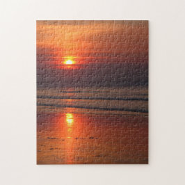 Blazing Beach Sunset - 11x14 - 252 Stk. Puzzle