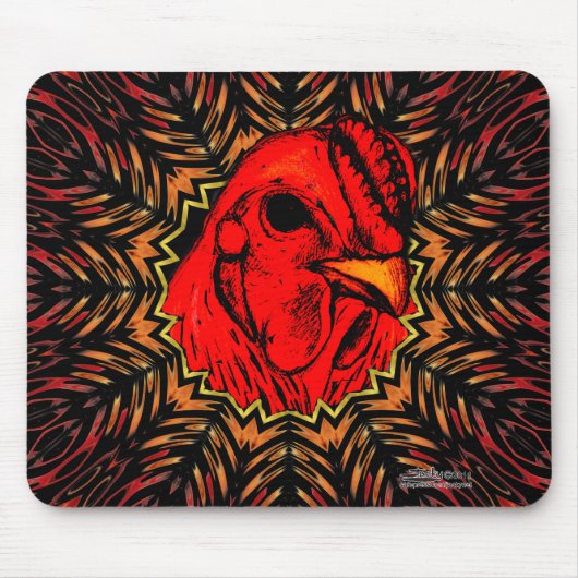 Blazing Brahma Mousepad (Vorne)