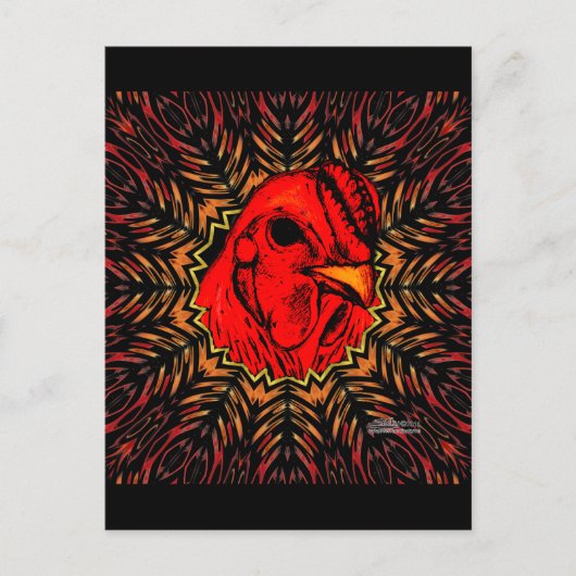 Blazing Brahma Postkarte (Vorderseite)