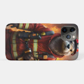 **"Blazing Brawn: The Otter Firefighter"*** Case-Mate iPhone Hülle (Rückseite (Horizontal))