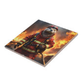 **"Blazing Brawn: The Otter Firefighter"*** Fliese (Seite)