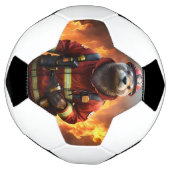 **"Blazing Brawn: The Otter Firefighter"*** Fußball (Gedreht)